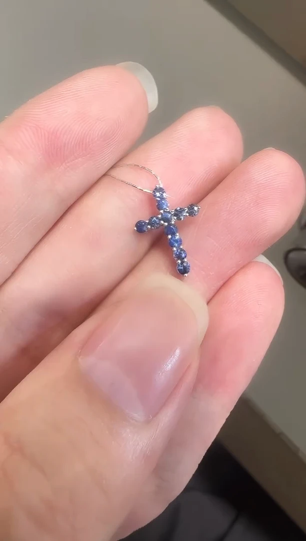 铂Pt900镶嵌吊坠（不含链）钻石吊坠