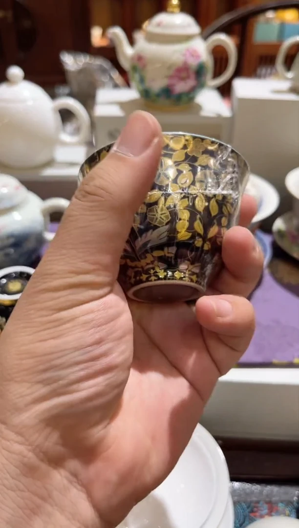 金枝玉叶大银杯茶具茶具