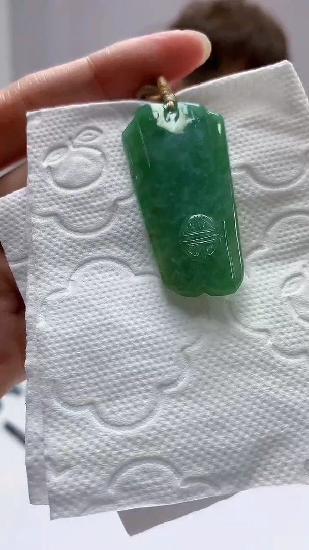 【闪购商品】定制翡翠未镶嵌4868zm-毛货挂件瓜140