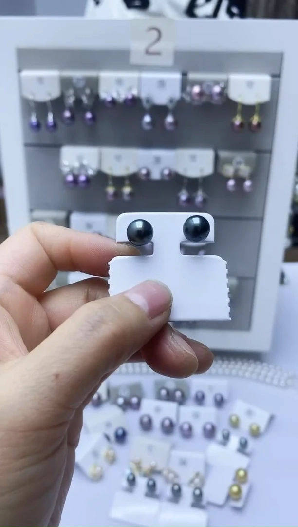 【闪购商品】海水珍珠耳饰银S925镶嵌大西地