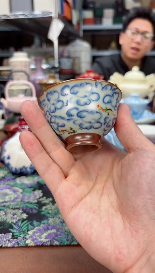 摩吉先生专属闪拍链接 祥云手绘主人杯