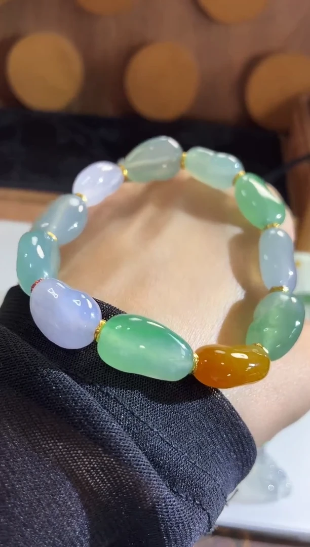 未镶嵌手链翡翠手串
