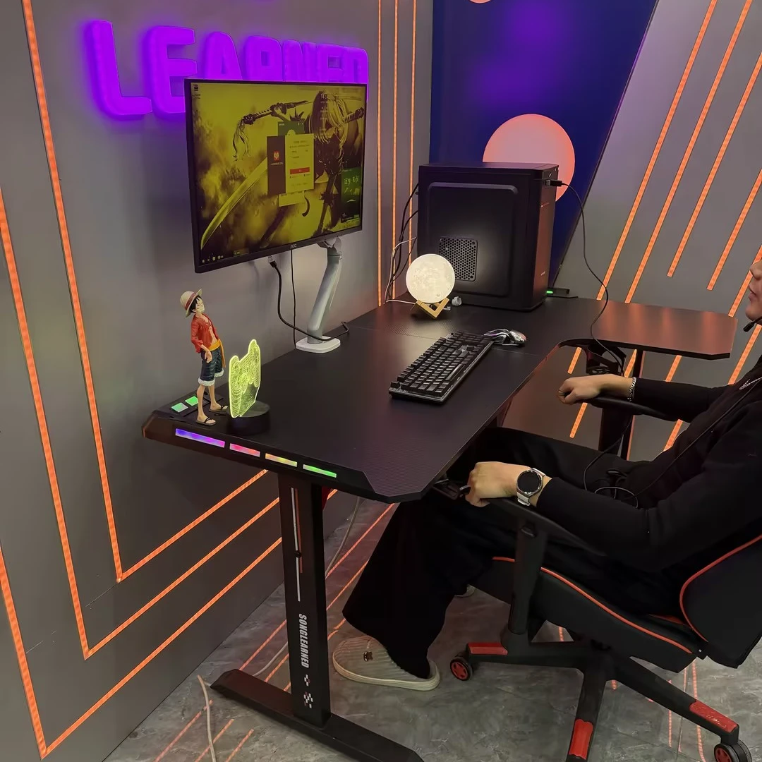 松博士电脑桌s5同款转角电竞桌卧室转角电脑桌台式桌子家用简约