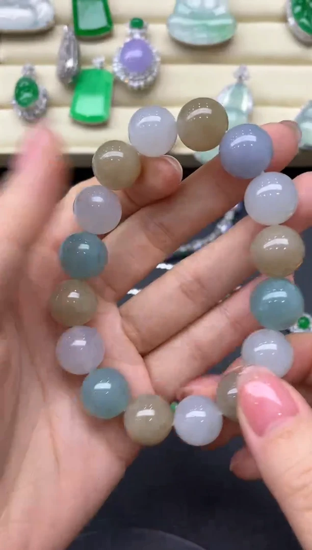 【闪购商品】翡翠手链未镶嵌293中国好珍宝