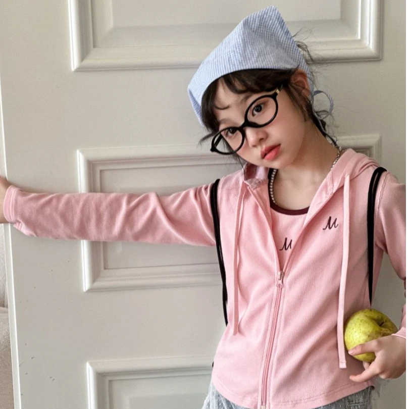 夏季女公主风休闲风防晒服连帽韩版通勤风ins风KL4S1121