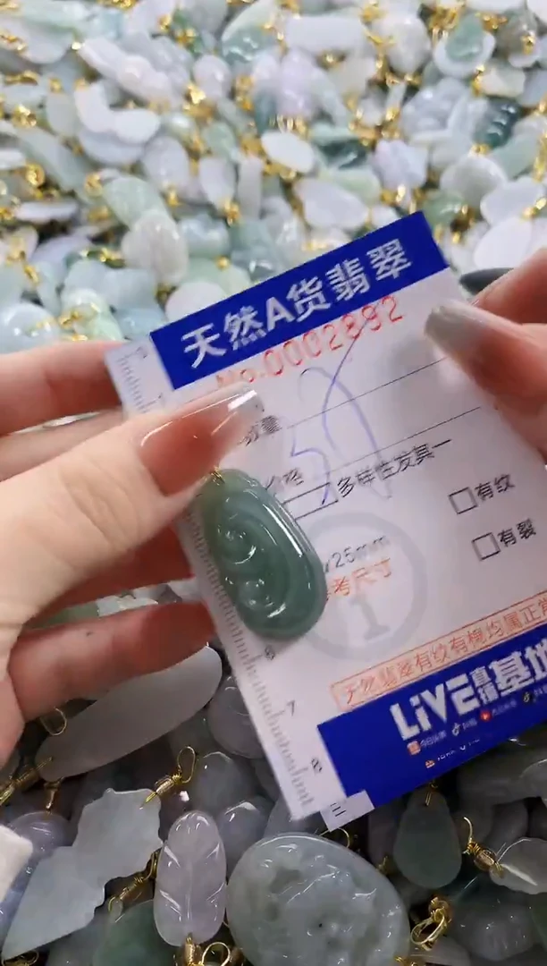 颈饰未镶嵌翡翠天然A货翡翠