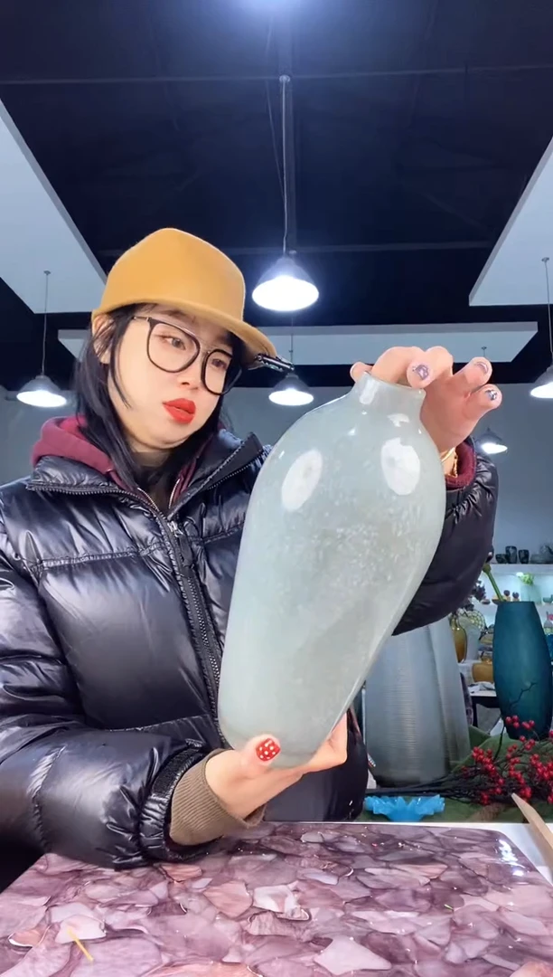 【闪购商品】琉璃慕忆家花瓶大号