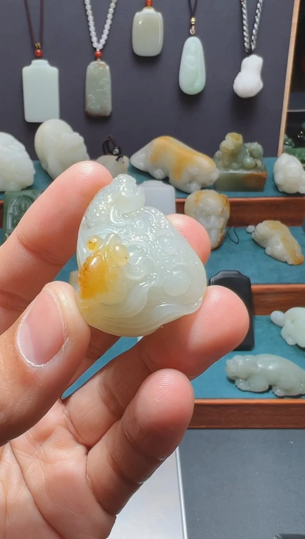 【闪购商品】和田玉吊坠(不含链)未镶嵌1