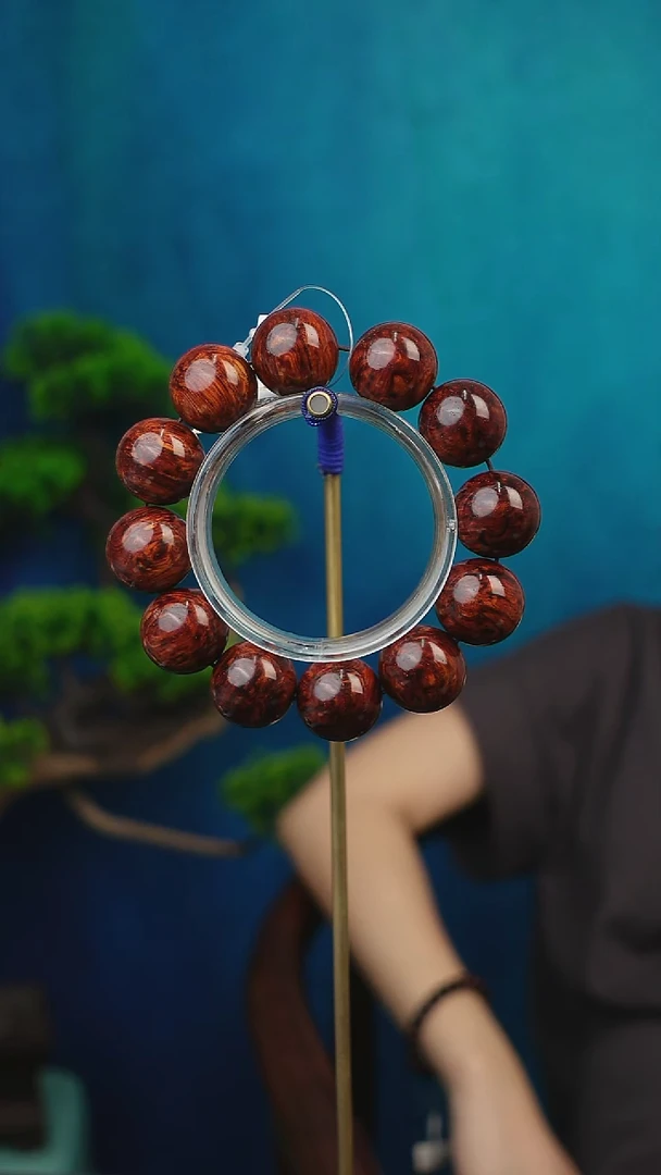 木 本降真香红降花梨公手串2.0芝麻点