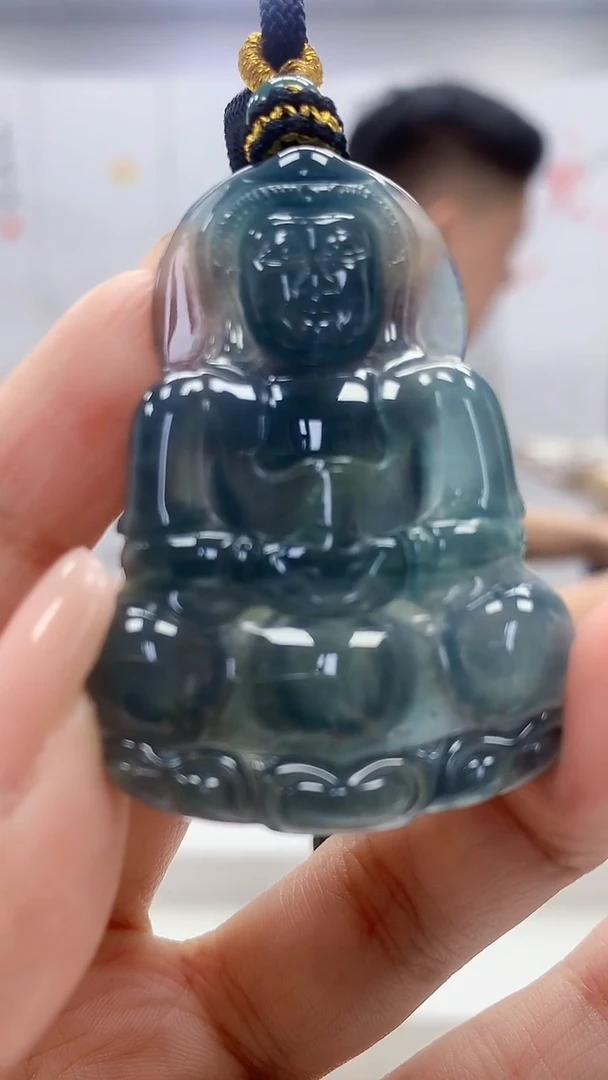 定制翡翠未镶嵌4917xx-毛货挂件98