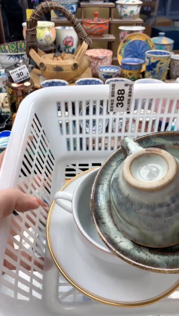 瓷片小*蛋388号九姑娘工艺品瓷器