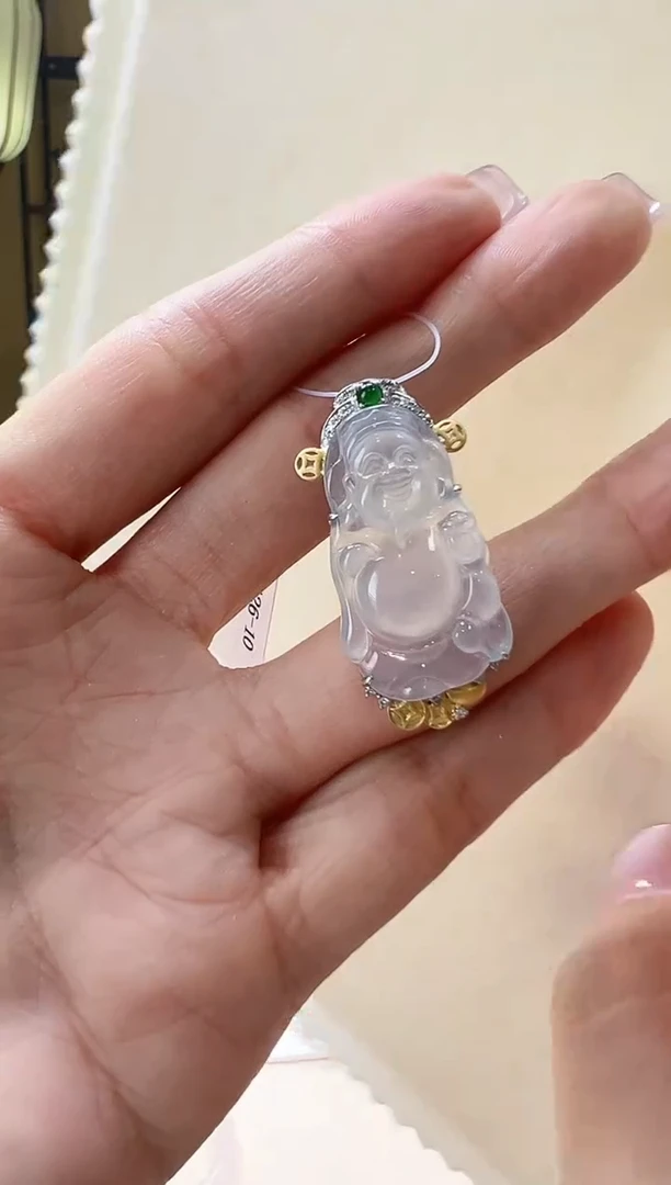 【闪购商品】翡翠颈饰18K金镶嵌DFZ0119-13