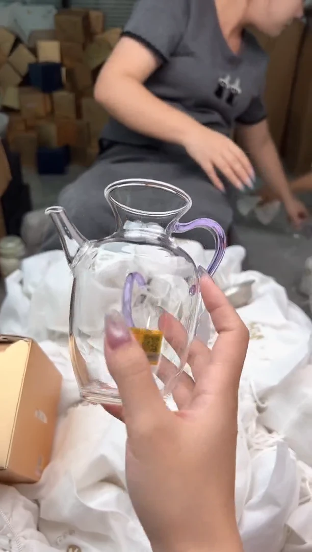 禾墨粉色壶浅紫色