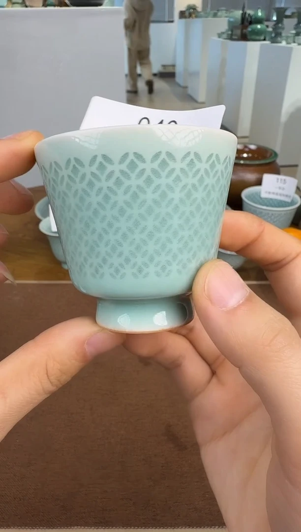 青瓷手工茶器包邮不带礼盒