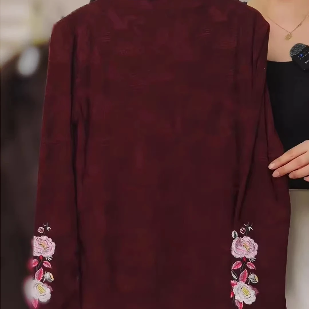 特价打底刺绣安哥拉红拉毛 251229