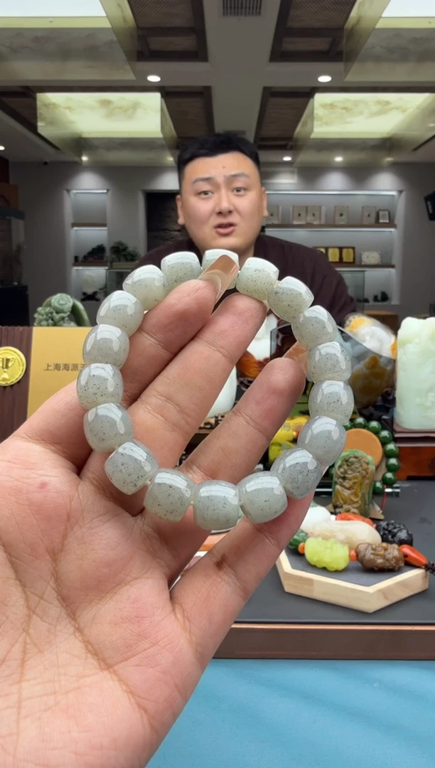 未镶嵌手串和田玉qh12