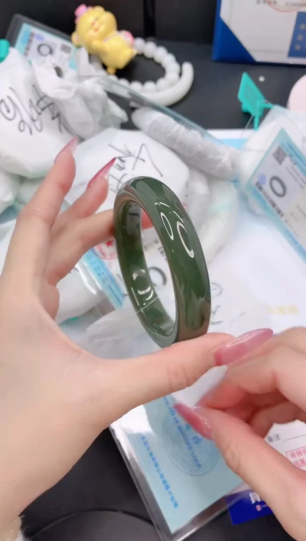 未镶嵌手镯和田玉30G42-58