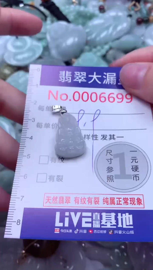 吊坠(不含链)未镶嵌翡翠6699