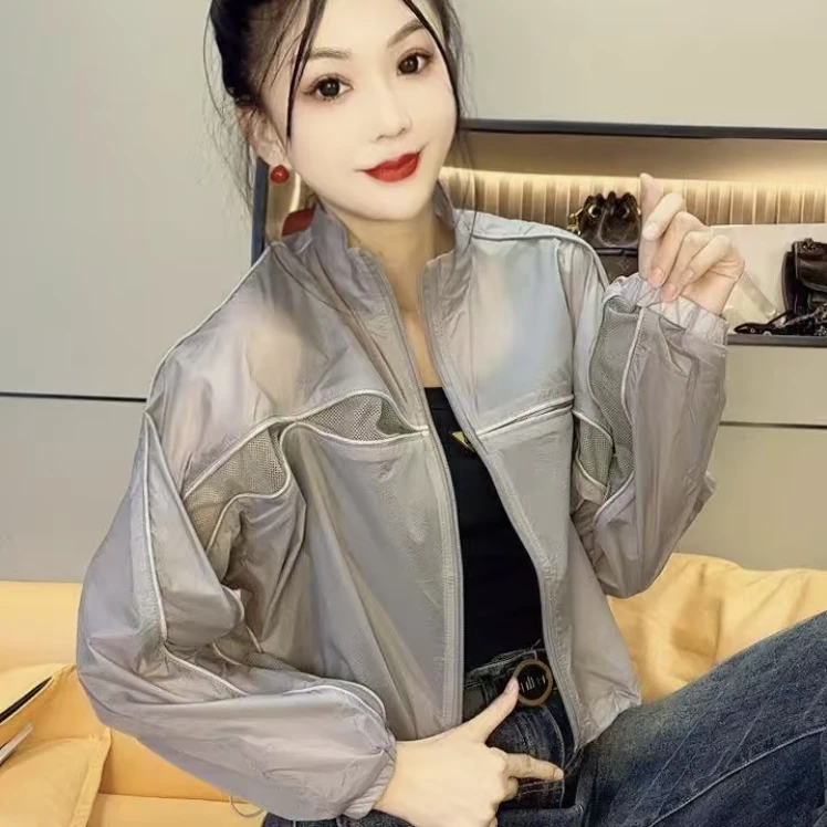 1380#洋气拼接时尚外套(衣长48cm左右)