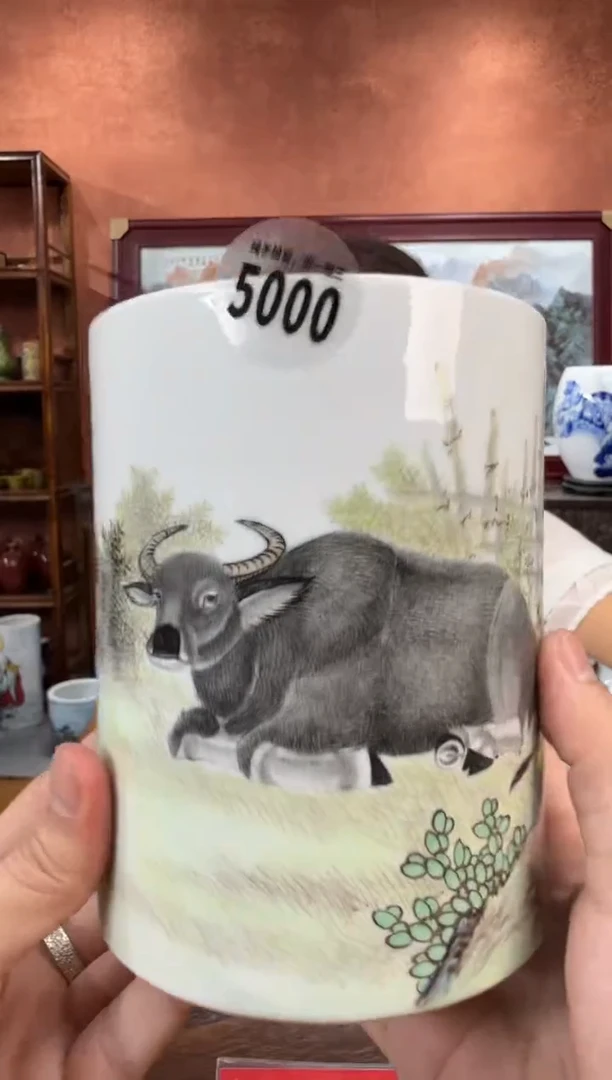 吴义松陶盟手工手绘陶瓷编码：5000