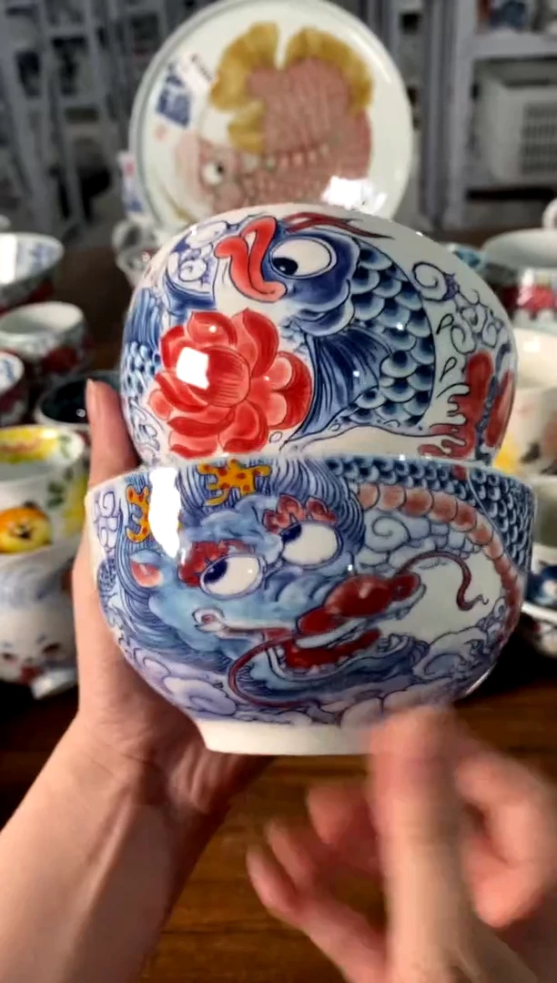 米饭碗【龙鱼+龙纹】【直播间福利价】