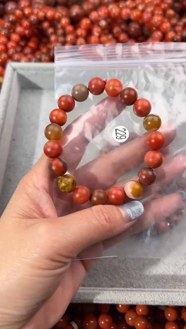 未镶嵌手串南红玛瑙10+