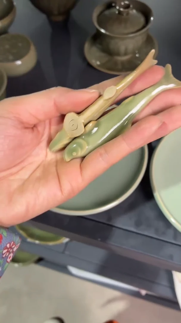 仰山微瑕小鱼一对000