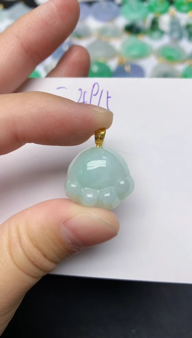 颈饰未镶嵌翡翠 天然缅甸A货翡翠百元以上9元证书费自理