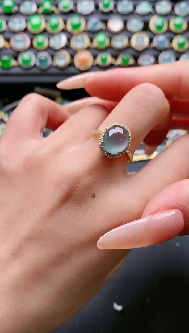 【闪购商品】翡翠戒指银S925镶嵌11111
