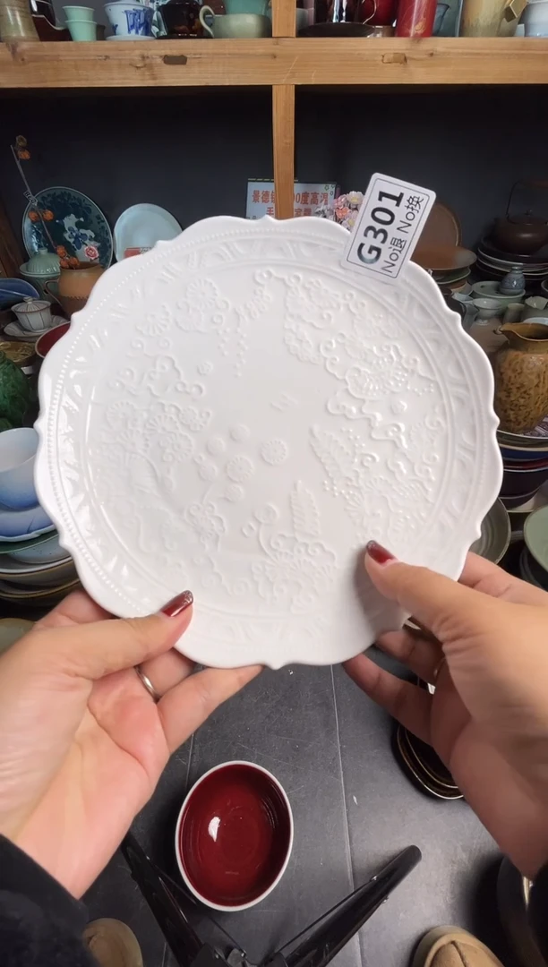 瓷片天***萝g301雕刻盘福利