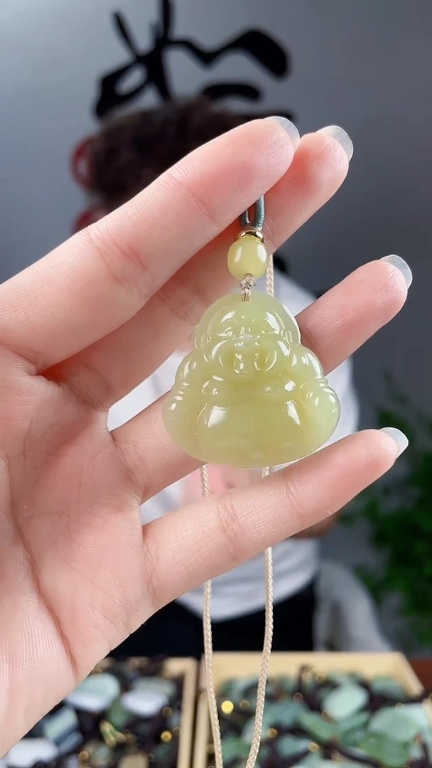 和田玉未镶嵌颈饰拍一发一，多样性发货