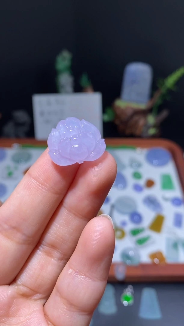 未镶嵌定制翡翠花