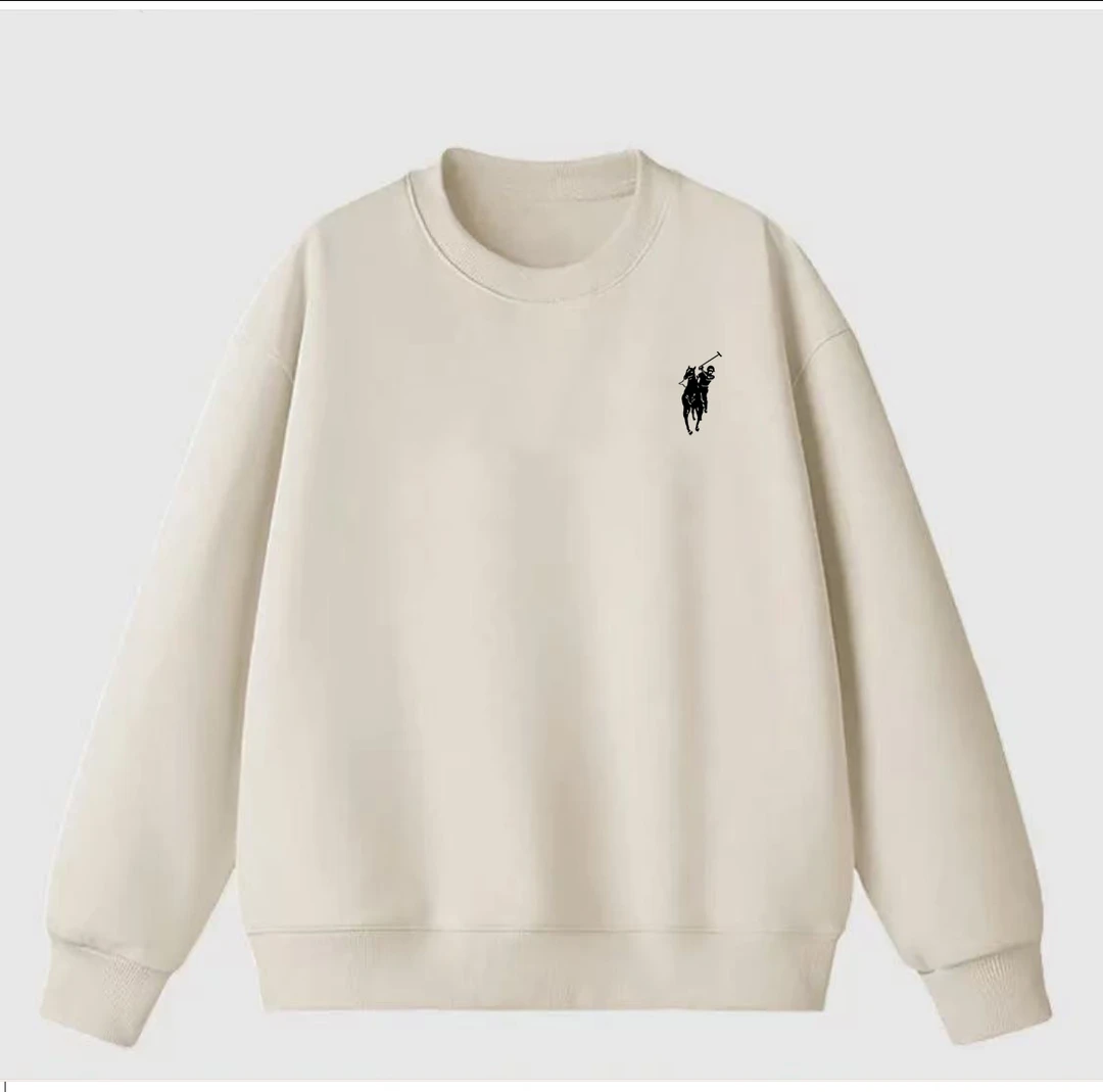 【万针刺绣】男女情侣款青春设计感情侣INS圆领卫衣-骑士