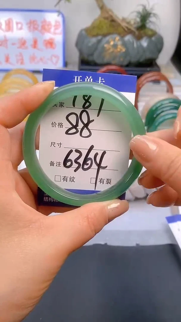 【闪购商品】石英质玉手镯未镶嵌187-63/64多样性发货看清圈口下单