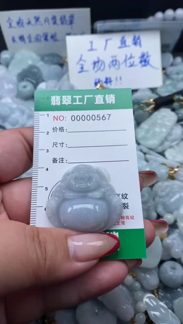 翡翠未镶嵌颈饰天然A货翡翠0567
