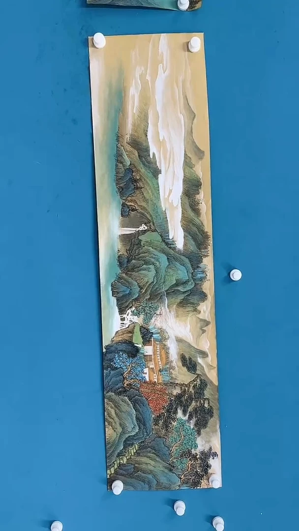 【闪购商品】国画1.26-王夫怀-四尺对开-81