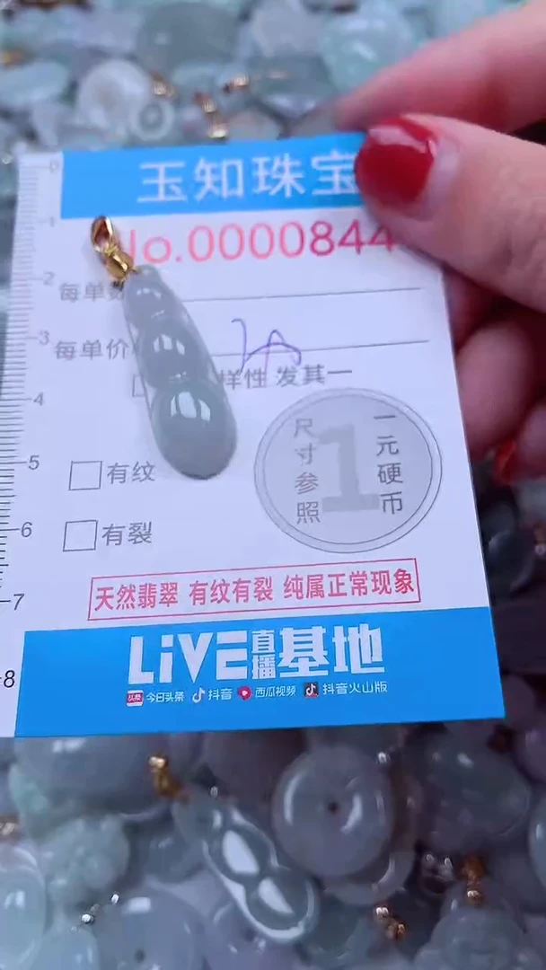吊坠(不含链)未镶嵌翡翠844