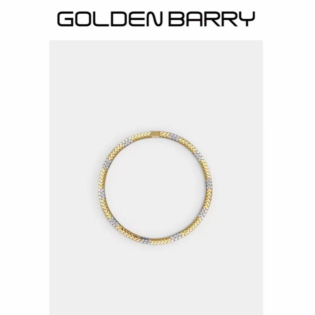 合金项链 合金项链 双色蛇骨链GB06333000104