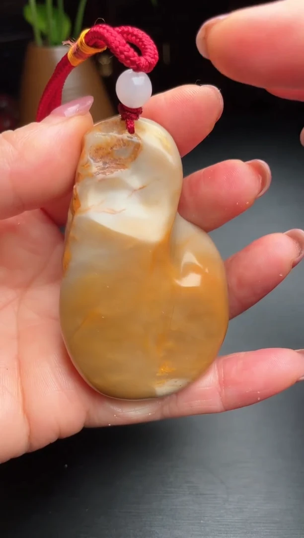 田黄石田黄石摆件印章手玩件