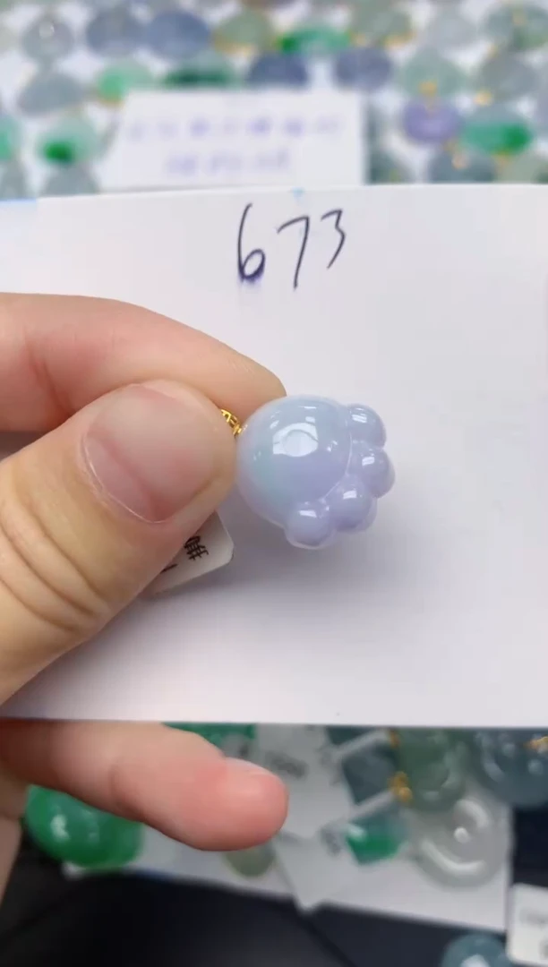 翡翠未镶嵌颈饰天然缅甸A货翡翠