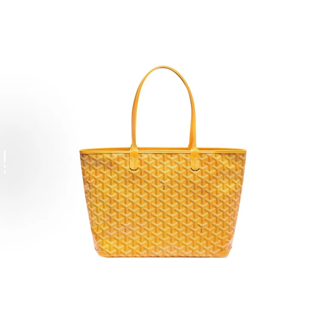 未使用 Goyard 戈雅闲置新托特小号黄色购物袋