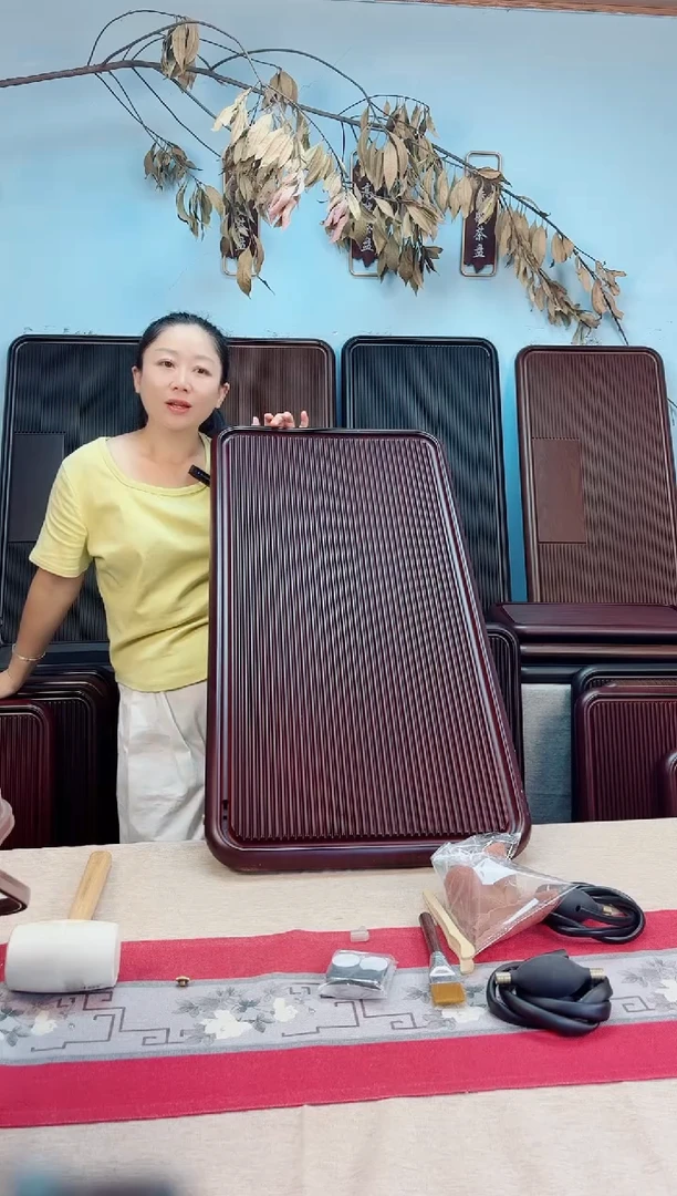 天**人大海红色款式茶盘90*45*4