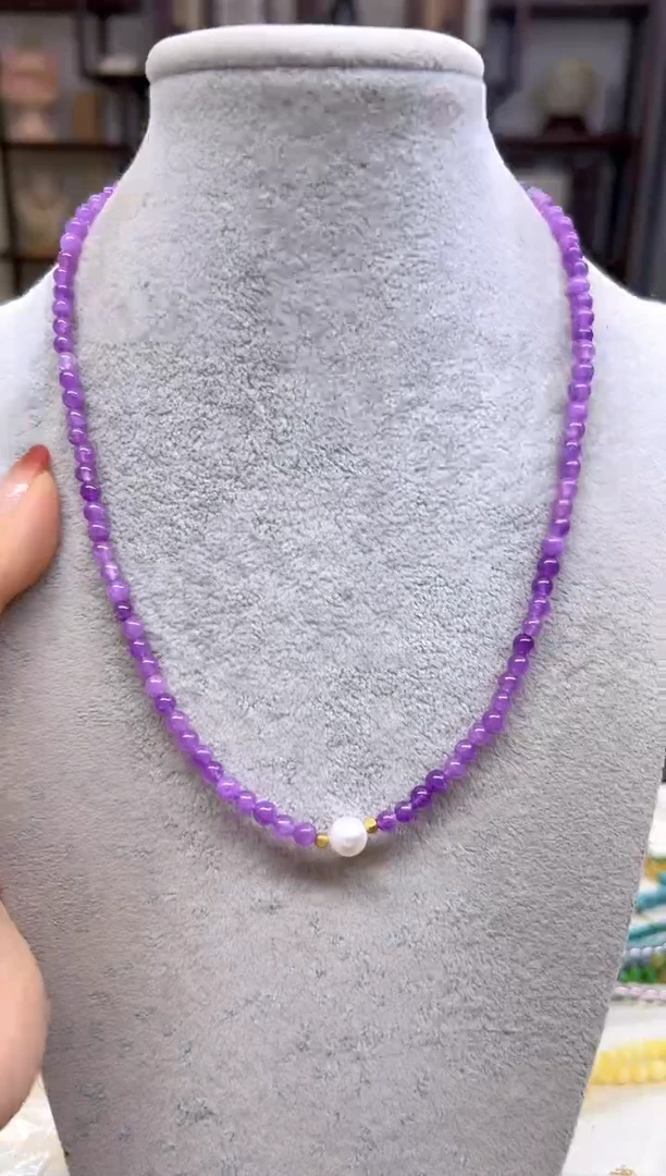 【闪购商品】翡翠项链未镶嵌项链X355