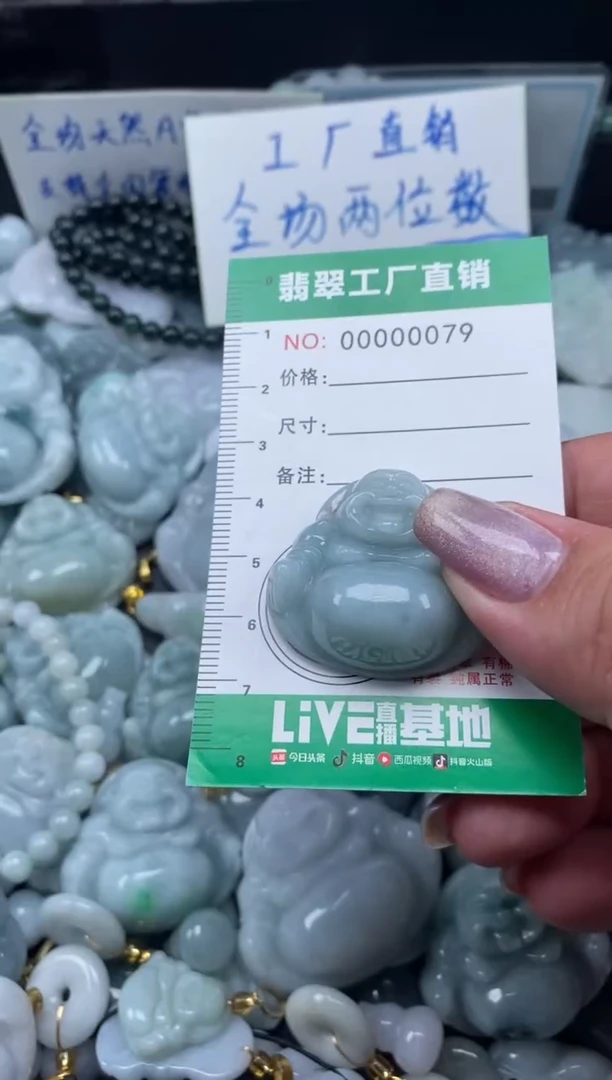 翡翠未镶嵌颈饰天然A货翡翠0079