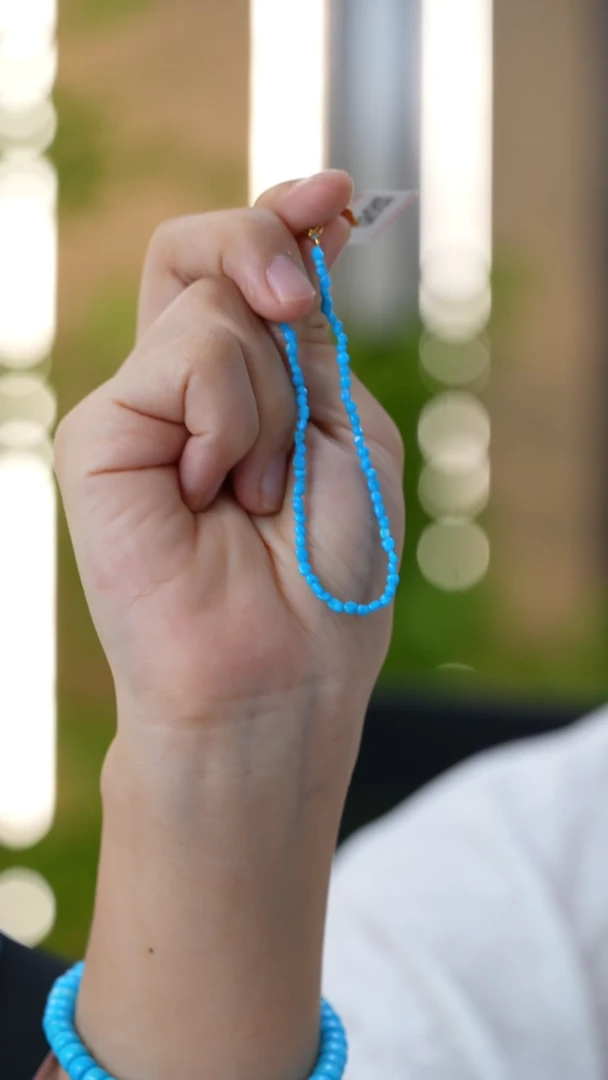 未镶嵌绿松石手链秒拍号26