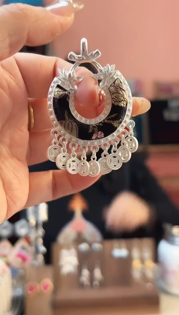 织绣艺枝独绣手工饰品28