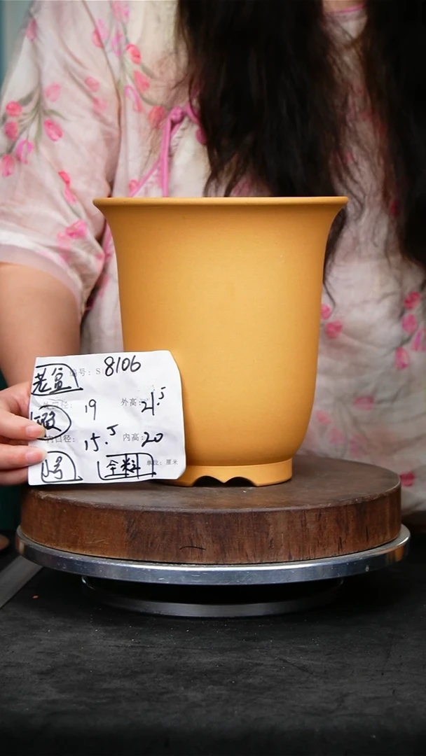 紫砂花盆8106瑕疵紫砂花盆