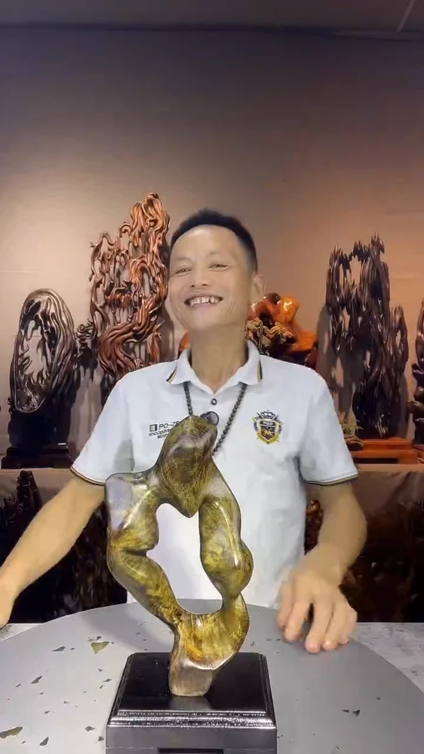 金丝楠金丝楠桌面随行摆件95