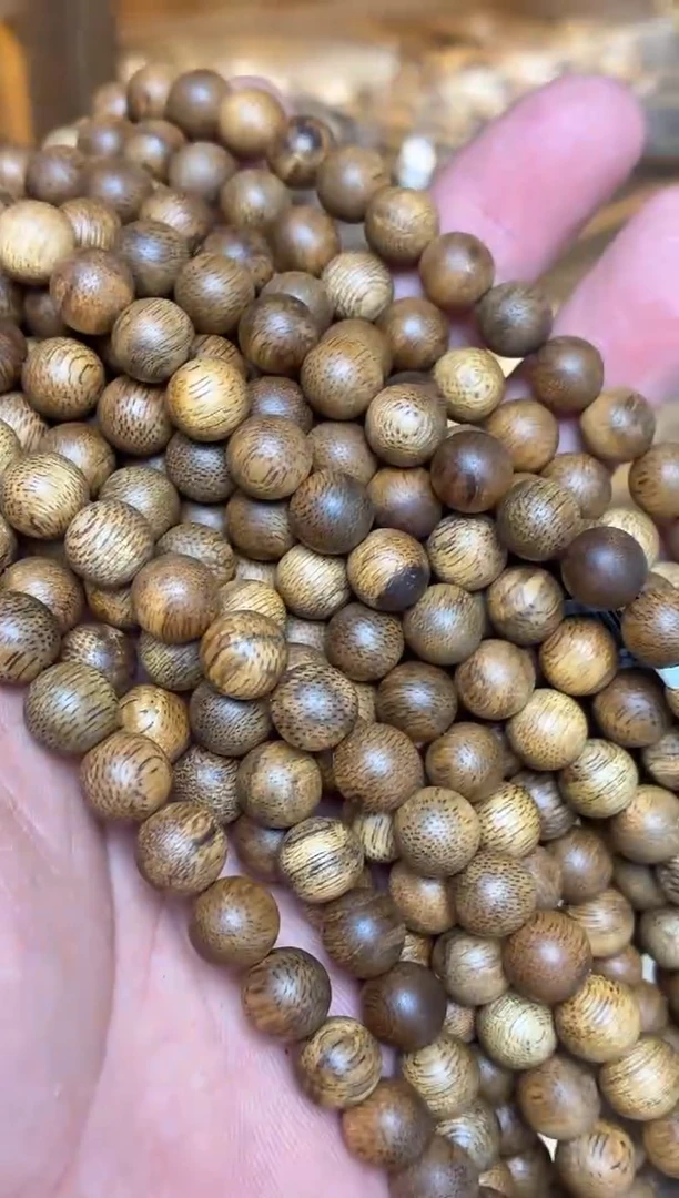 沉香手串 菩萨棋圆珠长串0.9多样性发其一30