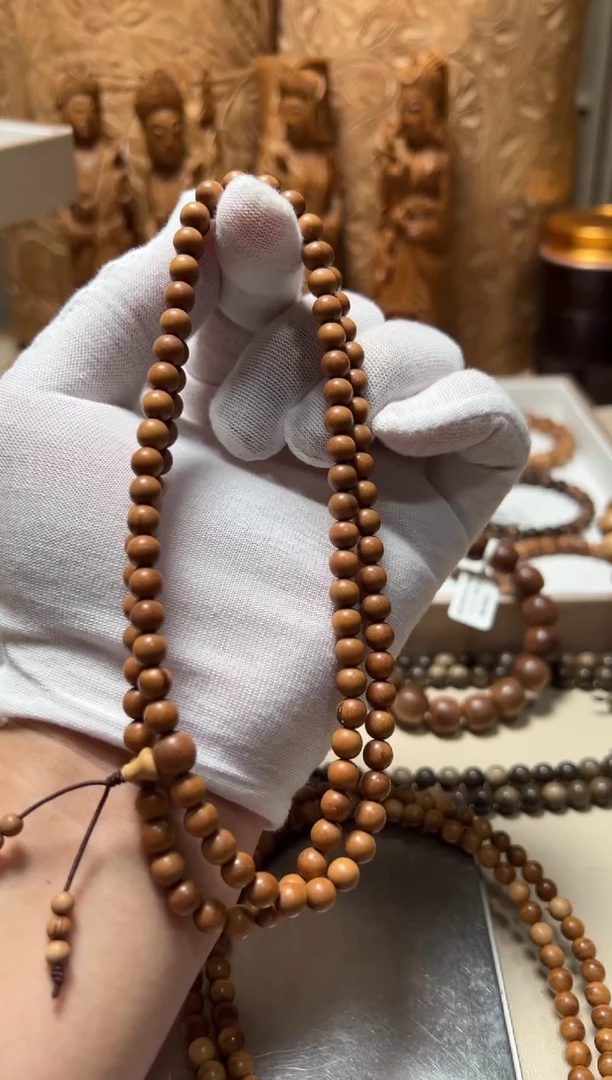 檀香木手串/手链瑕疵0.6*108